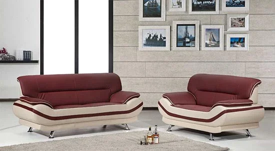 Moderná kožená sedacia súprava