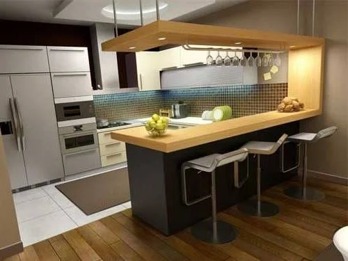 Moderný barový pult do kuchyne