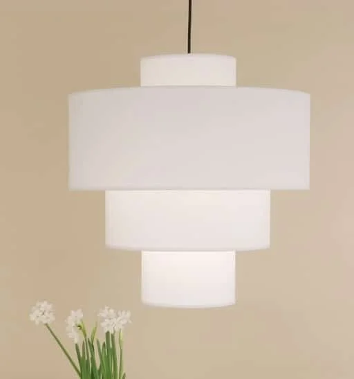 Biely luster do obyvacky