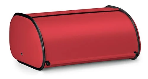 Nerezovy chlebnik - cerveny