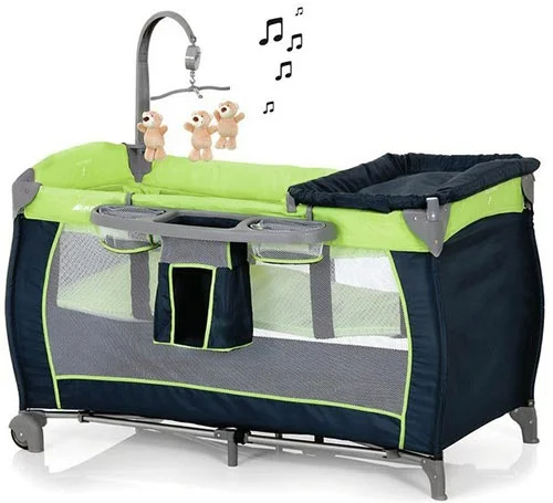 Cestovna postielka s prebalovacim pultom