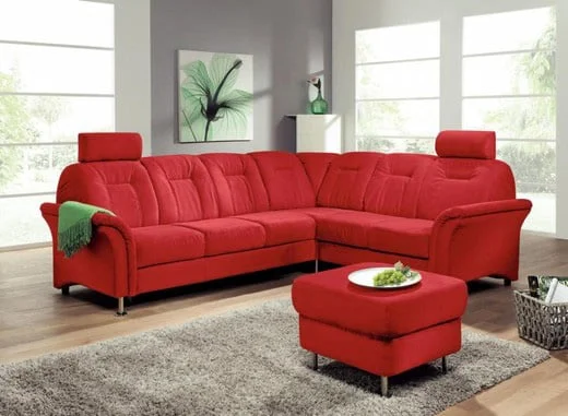 Cervena rohova sedacia suprava