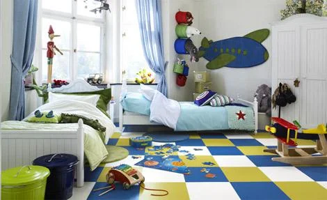 Chlapcenska detska izba - lietadla