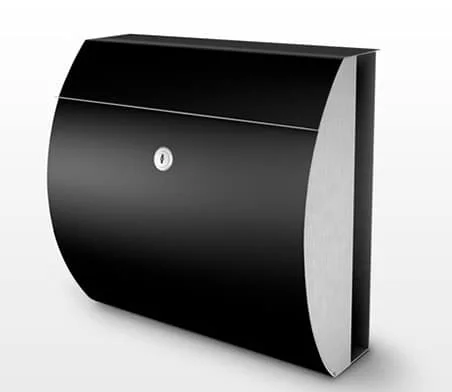 Čierna poštová schránka