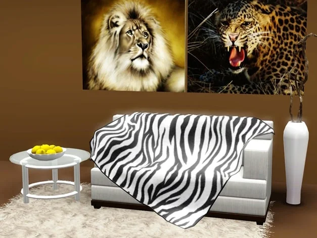 Deka na sedaciu supravu - zebra