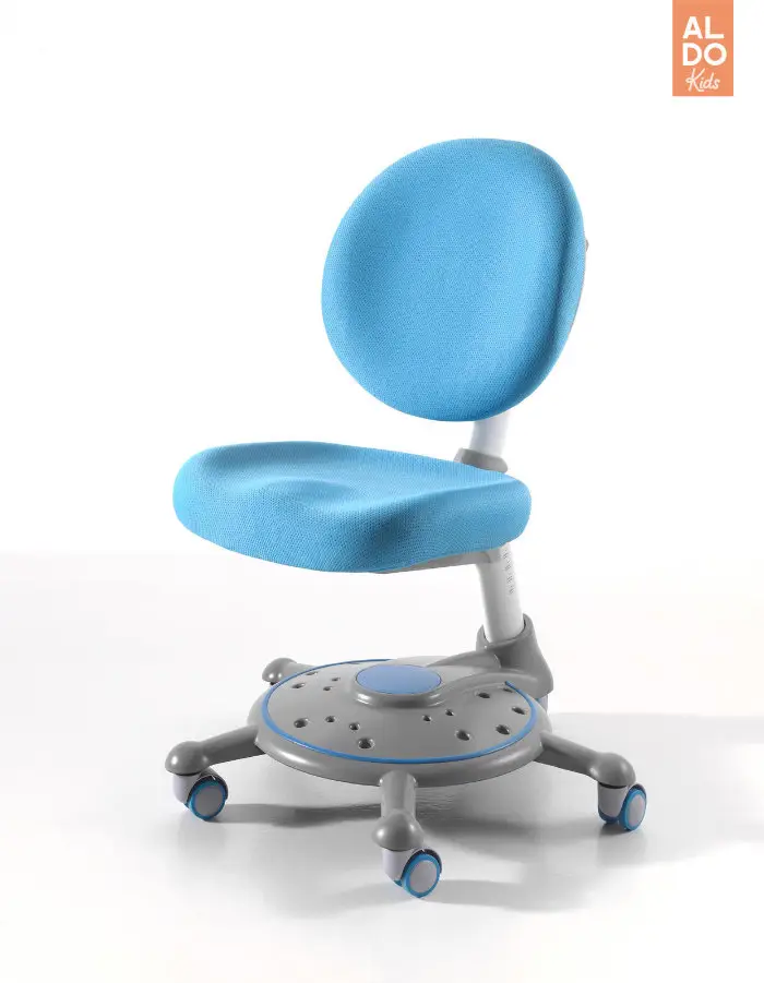 Detská stolička k písaciemu stolu - modrá