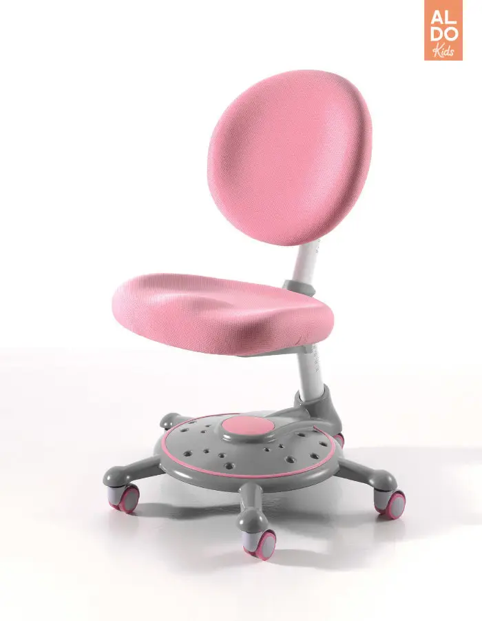 Detská stolička k písaciemu stolu - ružová