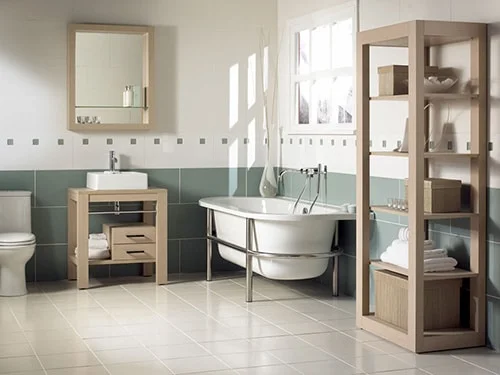 Dreveny kupelnovy nabytok