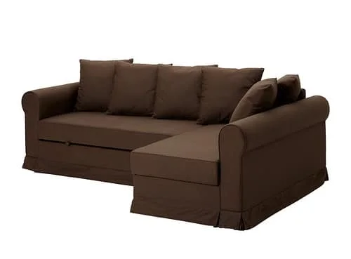 Rohova rozkladacia sedacka - hneda