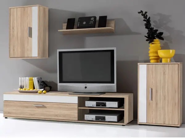 Jednoduchá obývacia stena