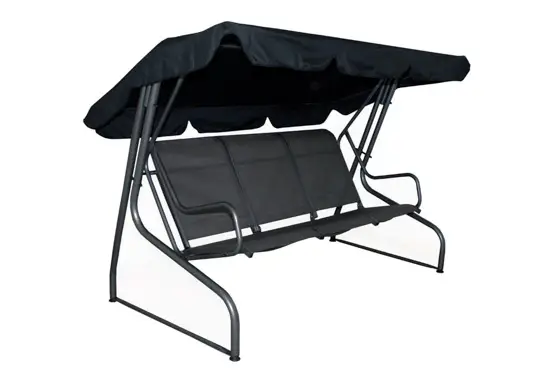 Kovová hojdačka do záhrady