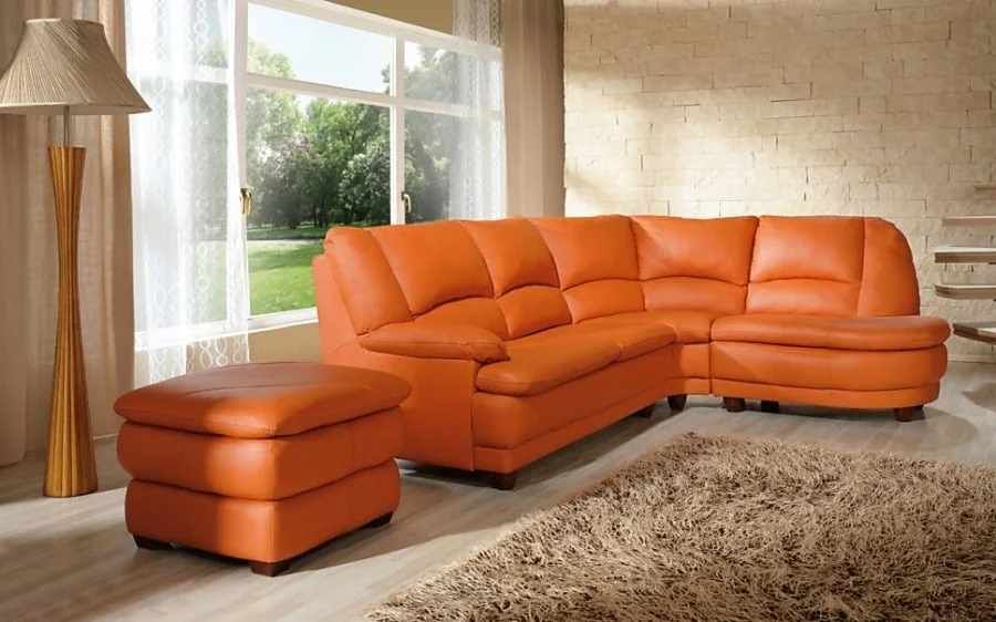 Kožená rohová sedacia súprava