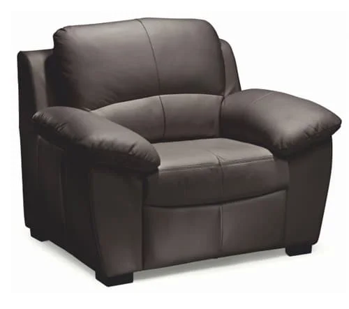 Kožené rozkladacie kreslo