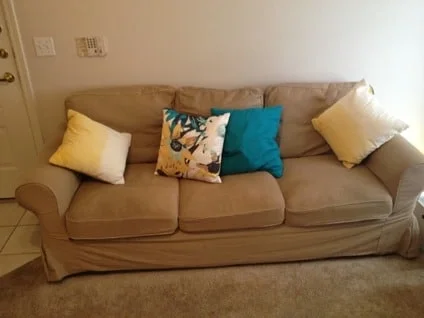 Lacná sedačka z bazáru