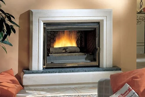 Liatinová krbová vložka