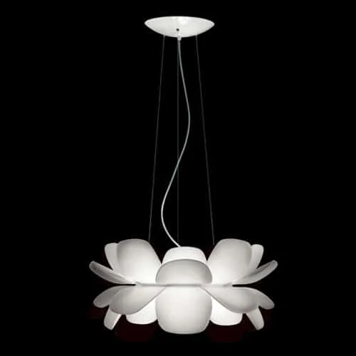 Moderny luster tvare kvetu