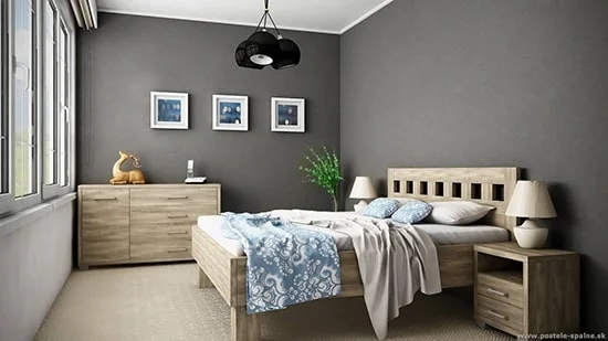 Moderná manželská posteľ Janka