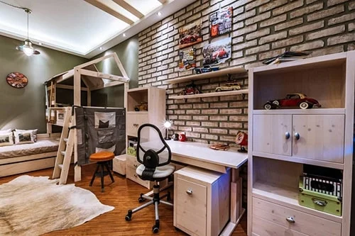 Moderna detska izba pre chlapca