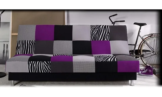 Farebna rozkladacia sedacka