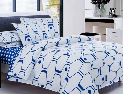 Moderné obliečky - modré