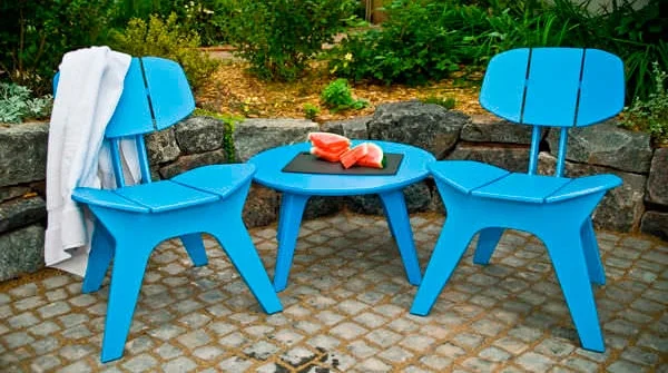 Plastove stolicky - zahradny nabytok