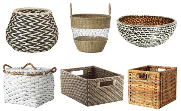 Moderne prutene kosiky