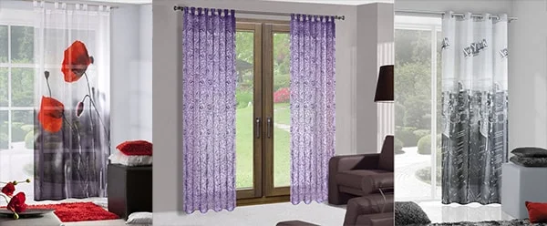 Moderné záclony