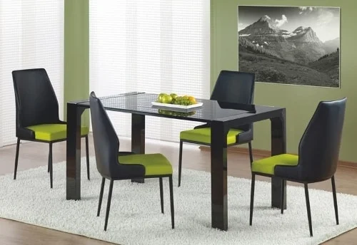 Moderny cierny jedalensky stol