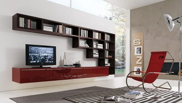 Pekna modrna obyvacka