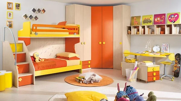 Poschodova postel so schodami