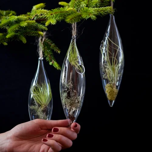 Sklenené vianočné ozdoby