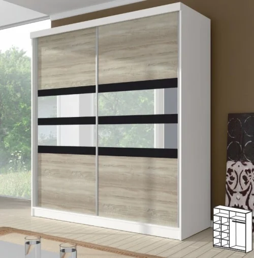 Skriňa s posuvnými dverami