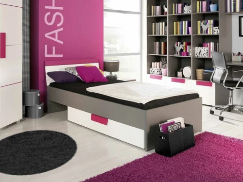 Štýlová jednolôžková posteľ