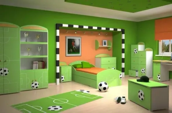 Chlapcenska detska izba- futbalista