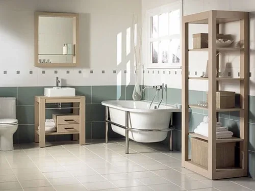 Dreveny kupelnovy nabytok