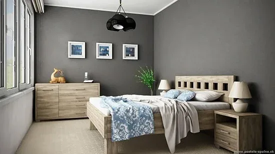 Moderná manželská posteľ Janka