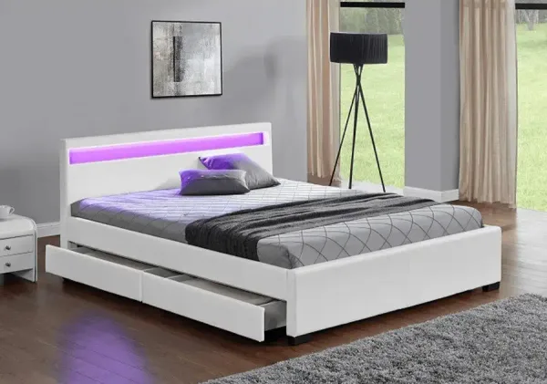 Manželská posteľ so zásuvkami