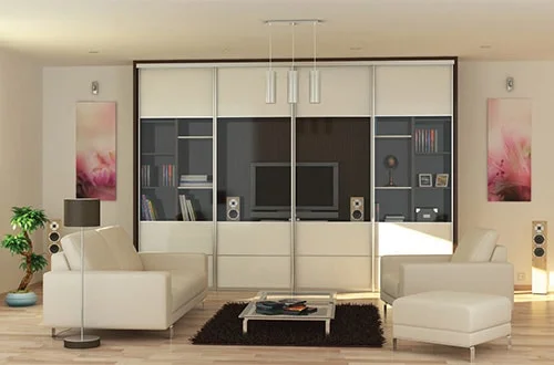 Vstavaná skriňa do obývačky