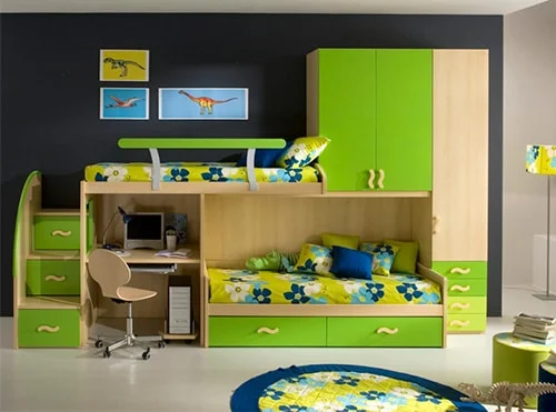 Zelena chlapcenska izba